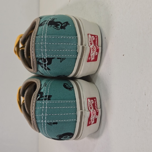 Vans Vault OG Sk8 Monkey Lo-Top Dune Tan & Blue Sneakers Mens 6½ Women's 8 - Picture 4 of 12